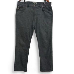 Brax Pants Mens Cooper Fancy 38x32* Black Straight Leg Casual Light Pants